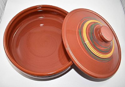 Πήλινη Γάστρα Ψησίματος Μεγάλη 35cm