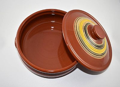 Πήλινη Γάστρα Ψησίματος Μεσαία 30cm