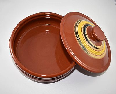 Πήλινη Γάστρα Ψησίματος Μικρή 25cm
